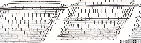 Wire Basket: Rectangular, Steel